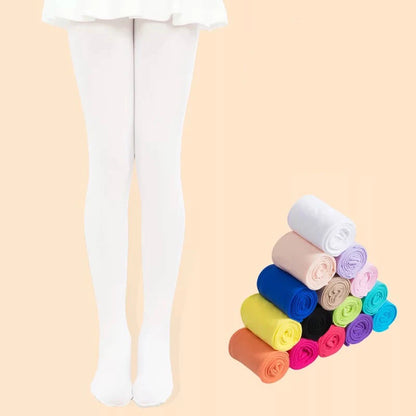 Spring/autumn candy color children tights  for baby girls kids cute velvet pantyhose tights stockings for girls dance tights