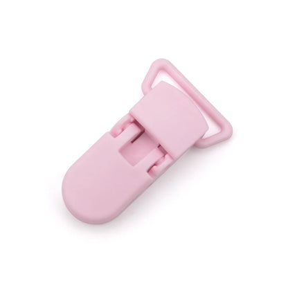 10pcs/lot Baby Nipple Plastic Clasp 20mm Colorful Silicone Beads Chain Making Accessory Feeding Tools For Infant Pacifiers Clip