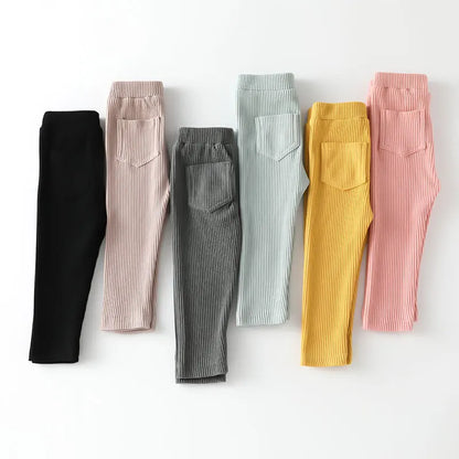 Children Pants Cotton Spring Autumn Kids Baby Leggings Fashion Trousers Girls Boys Pants