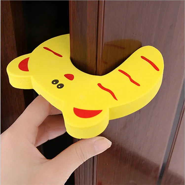 PANGDUBE Child Safety Lock Door Stopper Door Holder Cabinet Drawer Latch Baby Proofing Home Protection Kids Security Device