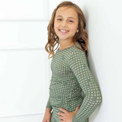 Desert Storm Plaid 2-Piece Set