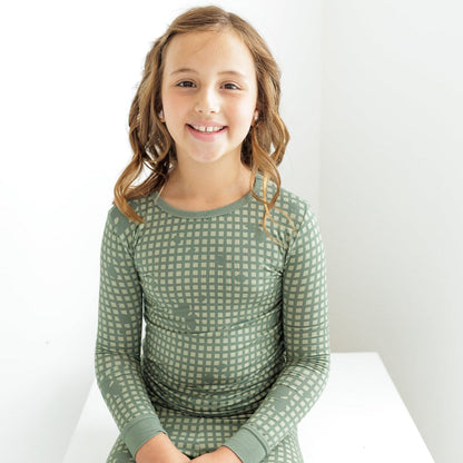 Desert Storm Plaid 2-Piece Set