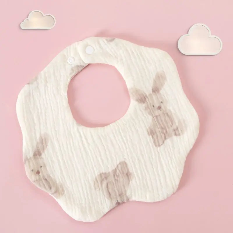 Cotton Gauze Baby Bib Babies Accessories Newborn Baby Apron Feeding Bib 6 Layer Muslin Burp Cloths Kids Saliva Towel New Born