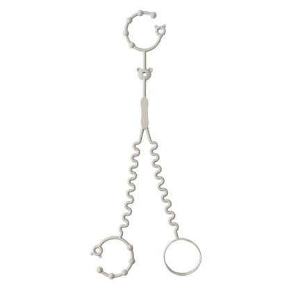 New 1PC Baby Pacifier Chain With 2 Clips Infant Bottle Chain Adjustable Silicone Pacifier Chain Teether Toy Stroller Accessories