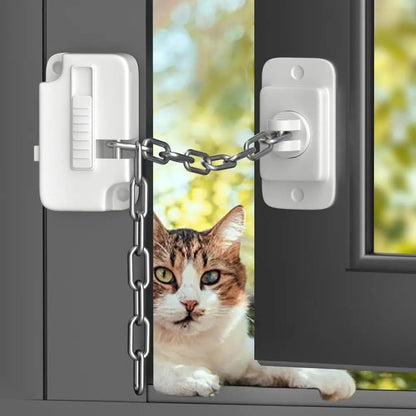 Adjustable Window Kid Security Lock Self Adhesive No Drilling Window Restrictor