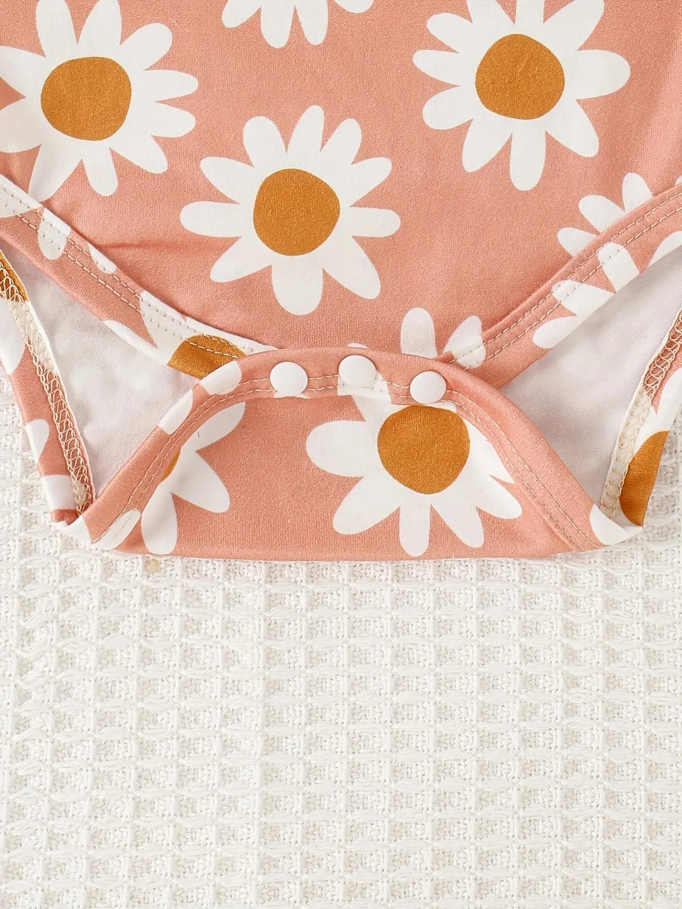 3Pairs/Lot Summer Baby Girl Newborn Baby Sling Onesie 3 Pieces Cute Polka Dot Flower Pattern Cool Breathable Comfortable Onesie