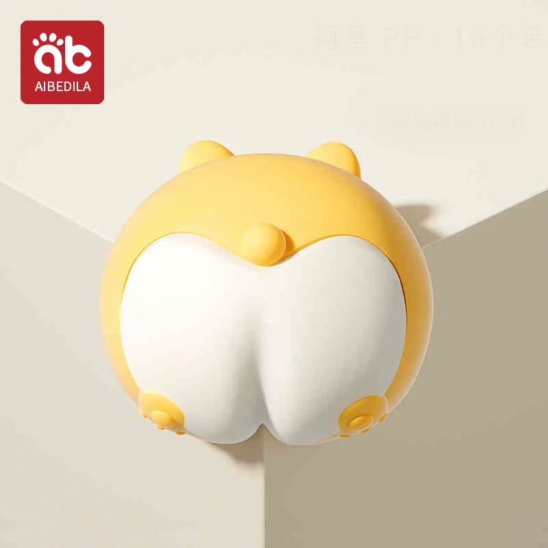 AIBEDILA Children Silicone Anti-collision Angle Cartoon Cute Safety Protection Corner Table Paste Sets of Baby Safety Protection