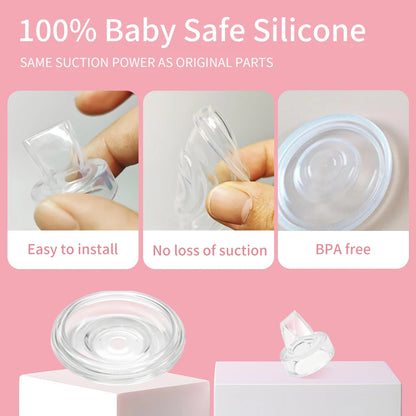 Milk Collector Cup Set Compatible with S12 Pro/S9 Pro Breast Pump, Replacement Pump Parts Breast Pump Accessories
