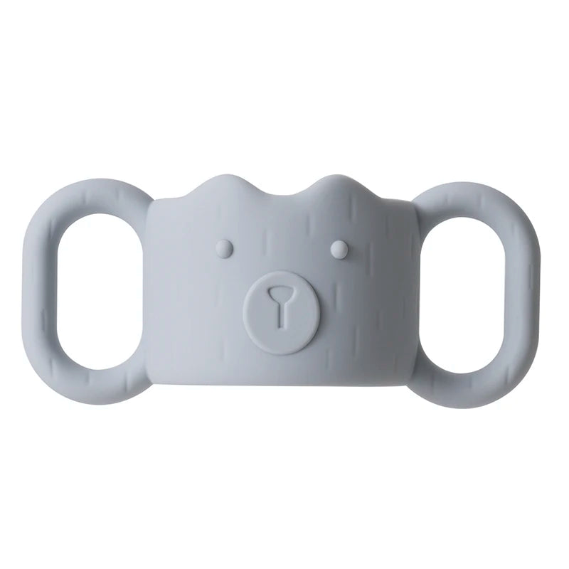 1pc Silicone Baby Bottle Handles, Narrow Straw Bottle Holder, Helps Baby Hold The Bottle, Global Fit, Standard Caliber, Removabl