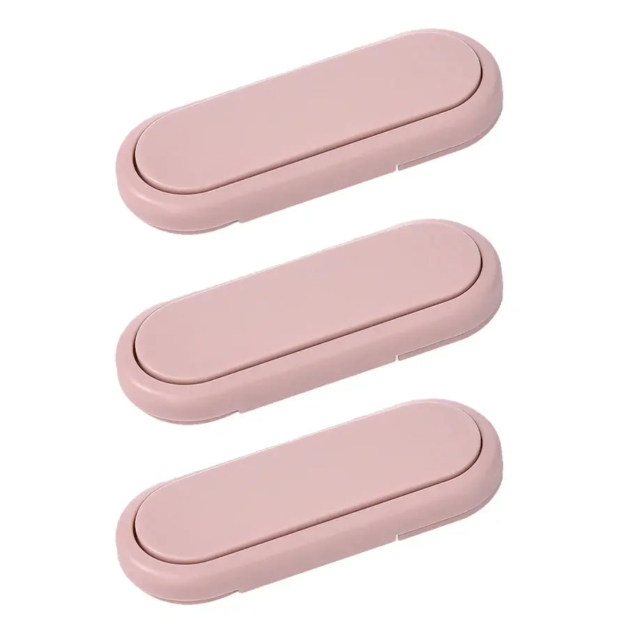 3pcs Child Safety Lock Refrigerator Lock Multifunctional Non Perforated Cabinet Door Lock Baby Protection Anti Pinch Hands