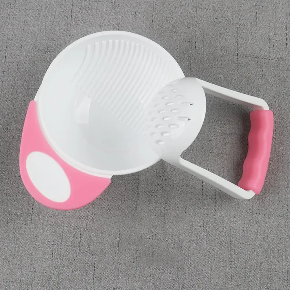 Baby supplementary food grinding bowl baby manual grinder children's fruit cooking supplementary food tool set