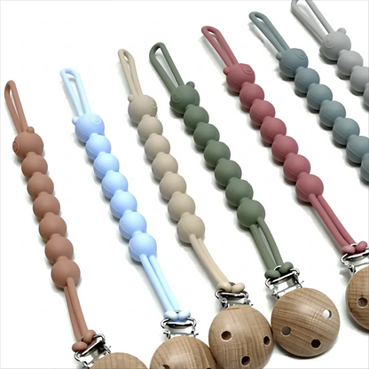 1/9PCS Baby One Pacifier Chain Baby Pacifier Lanyard Food Grade Silicone Teething Teether Anti Lost Pacifier Anti Drop Chain