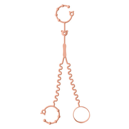 New 1PC Baby Pacifier Chain With 2 Clips Infant Bottle Chain Adjustable Silicone Pacifier Chain Teether Toy Stroller Accessories