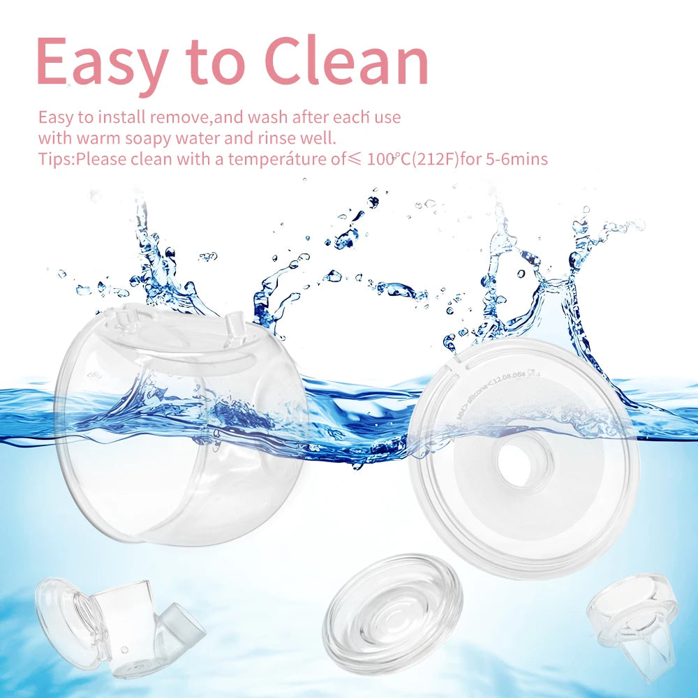 Milk Collector Cup Set Compatible with S12 Pro/S9 Pro Breast Pump, Replacement Pump Parts Breast Pump Accessories