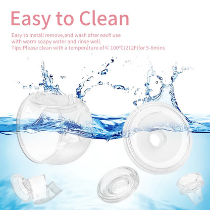 Milk Collector Cup Set Compatible with S12 Pro/S9 Pro Breast Pump, Replacement Pump Parts Breast Pump Accessories