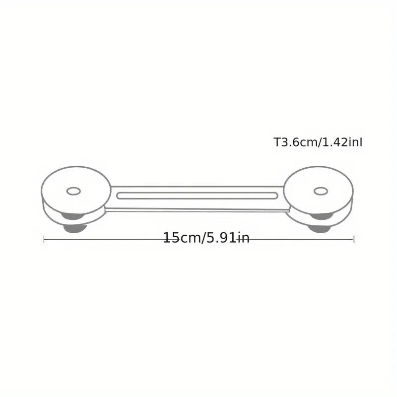 5pcs Clear Safety Drawer Locks, Fridge - Secure & Easy-to-Install Transparent Design, Childproofing Essentials|Safety Locks