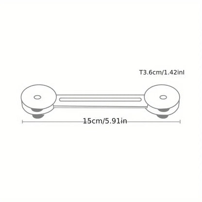 5pcs Clear Safety Drawer Locks, Fridge - Secure & Easy-to-Install Transparent Design, Childproofing Essentials|Safety Locks