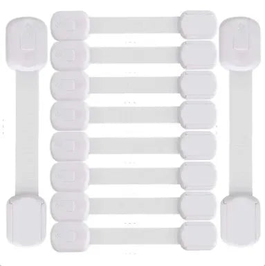 Child Lock Children Protection Baby Safety Lock for Cabinets and Drawers Toilet Fridge & More Adjustable length