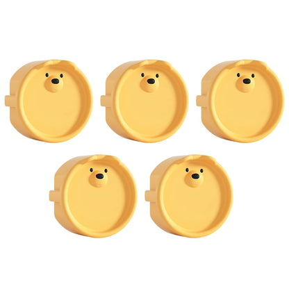 5Pcs Baby Safety Protection Socket Protective Cover Cute Cartoon Children Silicone Electric Shock Dustproof Protection Covers