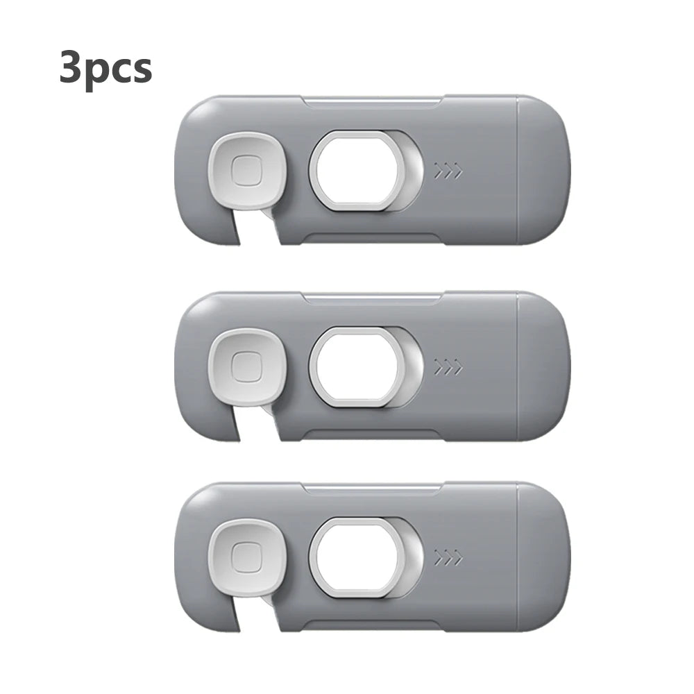 Child Safety Cabinet Lock Security Protection Home Refrigerator Safety Buckle Baby Anti-Pinch Hand Drawer Door Locks