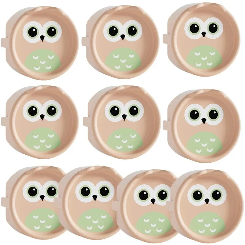 10/5PCS Baby Safety Electric Outlet Cover Cartoon Bear Baby Proofing Socket Protectors Shock Prevention Child Safety Plug Caps