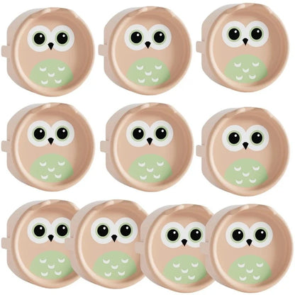 10/5PCS Baby Safety Electric Outlet Cover Cartoon Bear Baby Proofing Socket Protectors Shock Prevention Child Safety Plug Caps