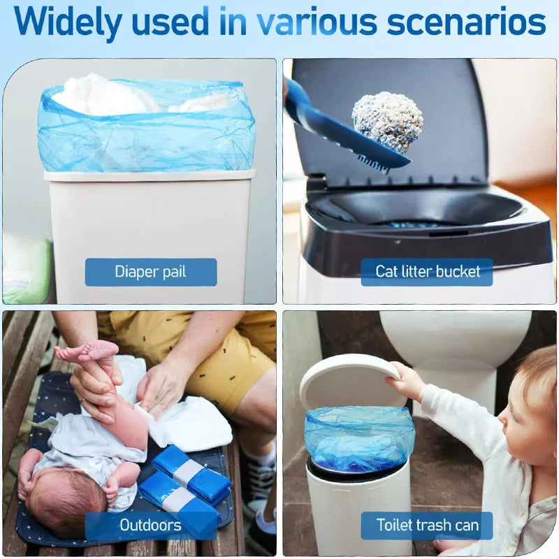 1/5/10Pcs Refills Bags Diaper Pail Replacement Bag For Tommee Tippee Sangenic Simplee or Twist&click For Angelcare For Genie
