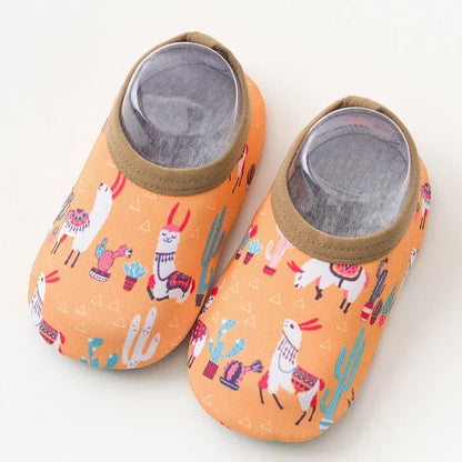 Children Swimming Surf Sports Sneakers Four Season Anti-slip Aqua Swim Floor Socks Baby Kids Cartoon Pool Beach Water Shoes