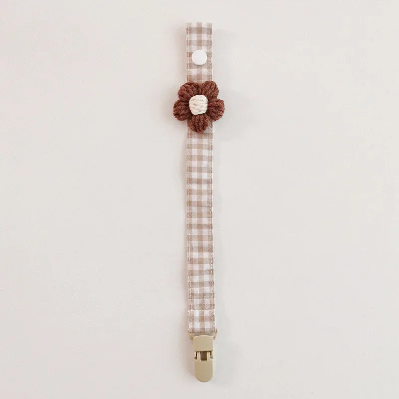 Baby Pacifier Clip Chain Cute Cartoon Bear Soother Pacifier Rope Clips Infant Feeding Strap Nipple Holder Babies Accessories