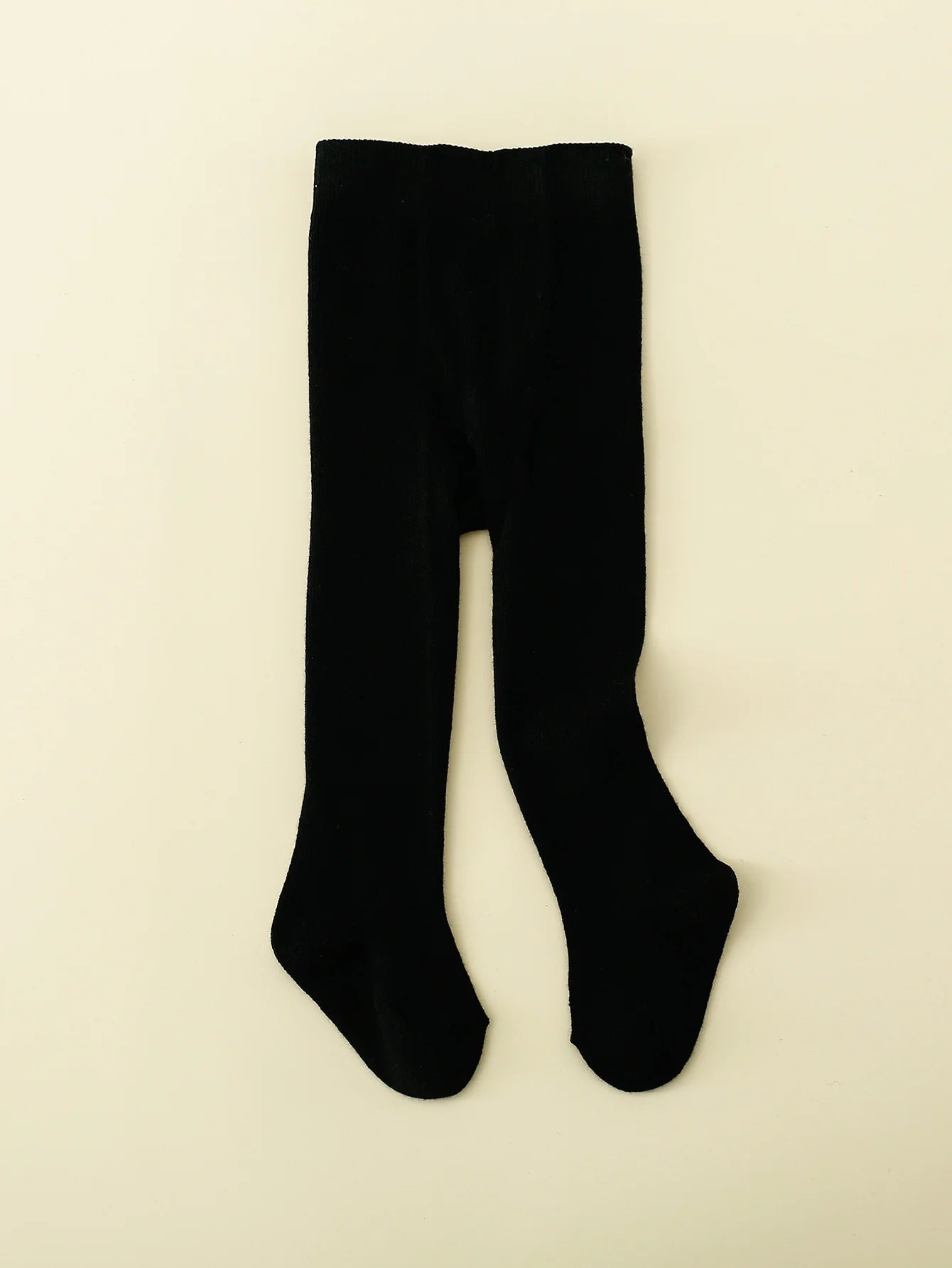 1 Pair of Infant Knitted Tight Panyhose,Soft Traceable Cotton Leggings White,Black Toddler Pants for 0-36 Months Baby Girls Waer