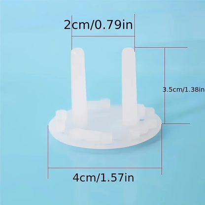 10pcs Bear EU Power Socket Electrical Outlet Baby Kids Child Safety Guard Protection Anti Electric Shock Plugs Protector Cover
