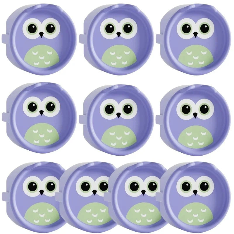 10/5PCS Baby Safety Electric Outlet Cover Cartoon Bear Baby Proofing Socket Protectors Shock Prevention Child Safety Plug Caps