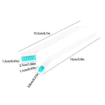 2 Pcs/Set Cleaning Narrow Brush Long Handle Portable Gap Baby Bottle Gap Cleaning Brush Household Kitchen Tool Small Brush