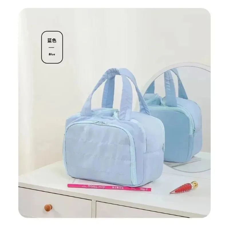 2026 femmes Y2K, sac à main en nylon écologique pliable, sac à bandoulière simple grande capacité Commuter bag