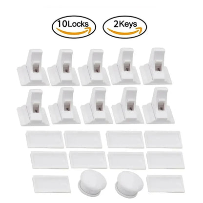 Magnetic Baby Safety Lock Children Protection Invisible Drawer Latch Cabinet Door Lock Limiter Children Security