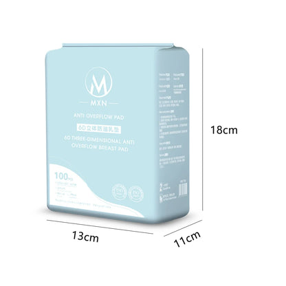 100PCS Breastfeeding Disposable Breast Nursing Pads Breathable Slim Super Absorbency Cotton Breast Pad Nurs