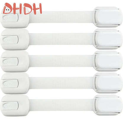 Child Lock Children Protection Baby Safety Lock for Cabinets and Drawers Toilet Fridge & More Adjustable length