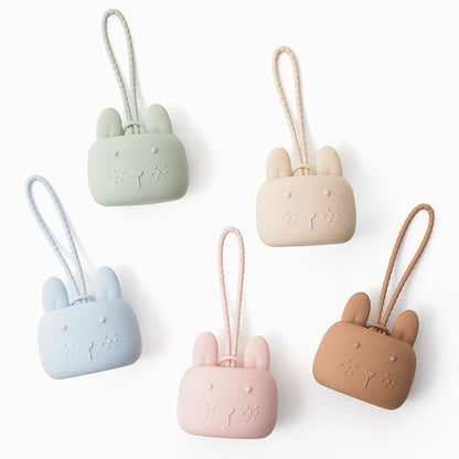 1pc Baby Silicone Pacifier Holder Case, 100% Soft Silicone Nipple Holder Container Box Keep Pacifier Case Pacifiers