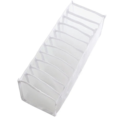 Baby Multifunctional Storage Bag with Nylon Mesh Drawer Divider Honeycomb Underwear Socks Organizer for Wardrobe