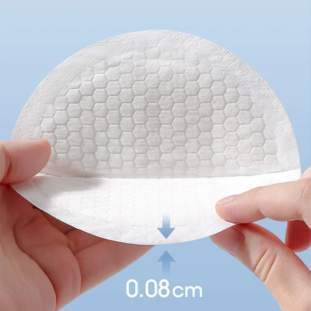 100PCS Breastfeeding Disposable Breast Nursing Pads Breathable Slim Super Absorbency Cotton Breast Pad Nurs