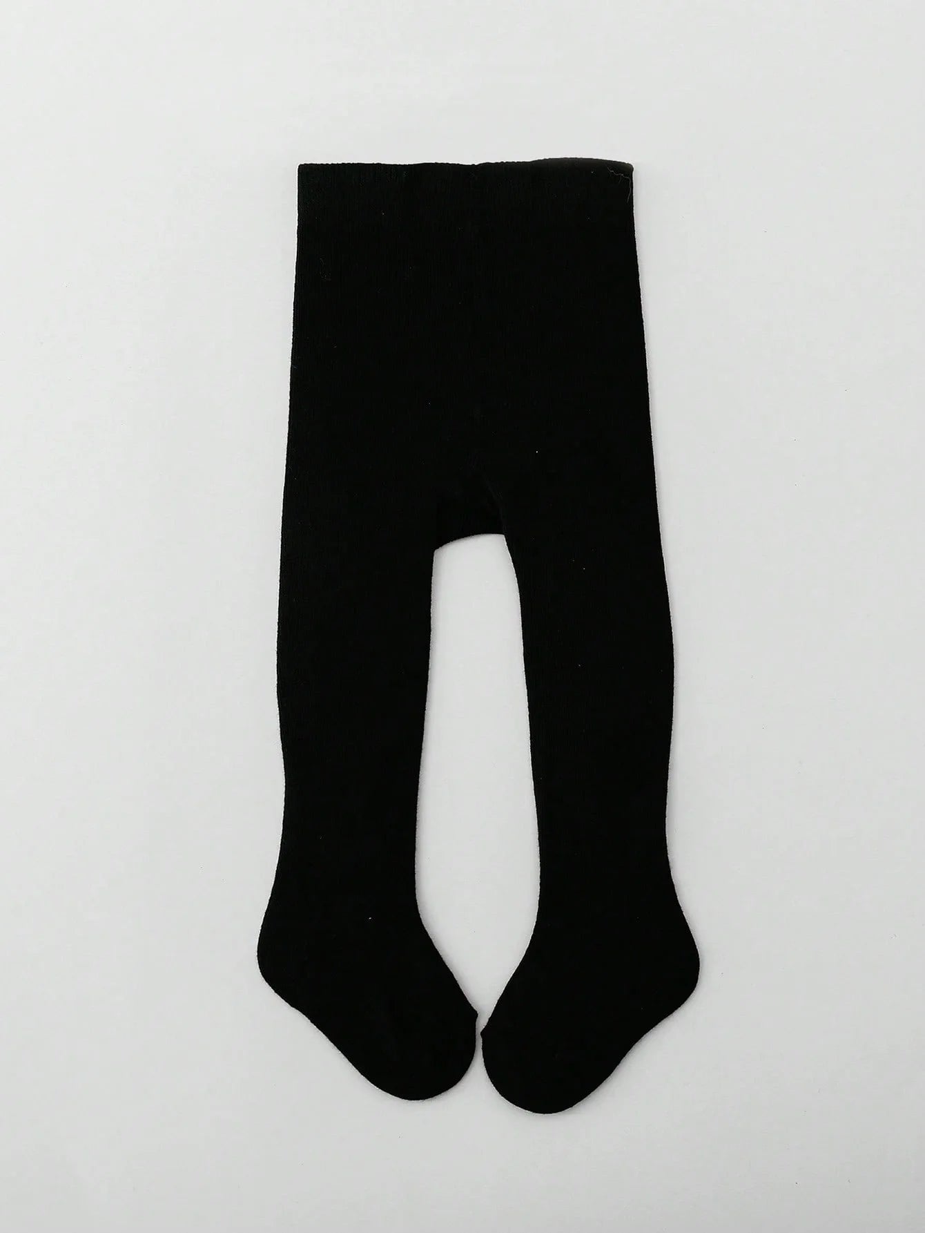 1 Pair of Infant Knitted Tight Panyhose,Soft Traceable Cotton Leggings White,Black Toddler Pants for 0-36 Months Baby Girls Waer