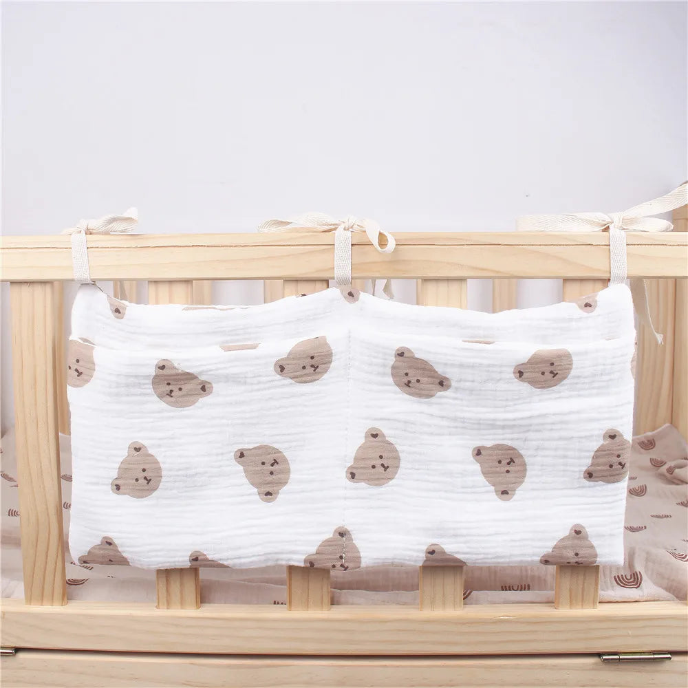 Baby Stuff Organizer Kids Crib Storage Bag Multifunctional Newborn Bed Bag for Children Bedding Diaper Bag Stroller Organizer
