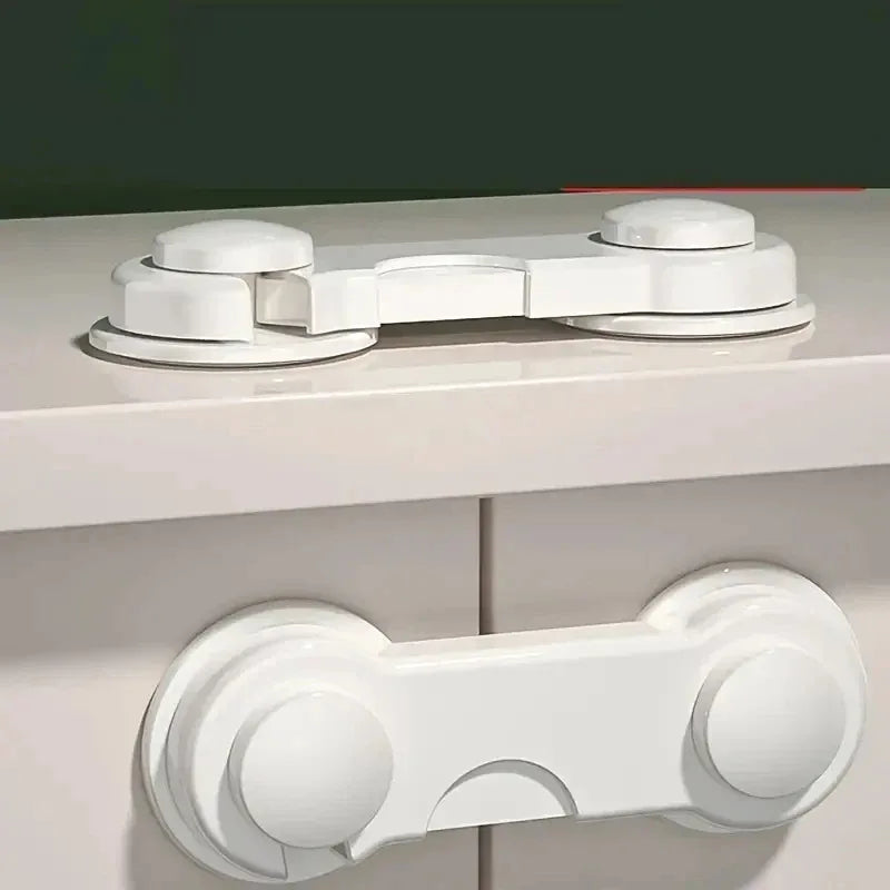 5PCS Multi-Use Baby Safety Locks – Cabinet, Drawer & Room Lock Set | Anti-Pinch Folio Design | Essential Home Protection