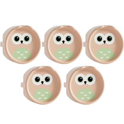10/5PCS Baby Safety Electric Outlet Cover Cartoon Bear Baby Proofing Socket Protectors Shock Prevention Child Safety Plug Caps