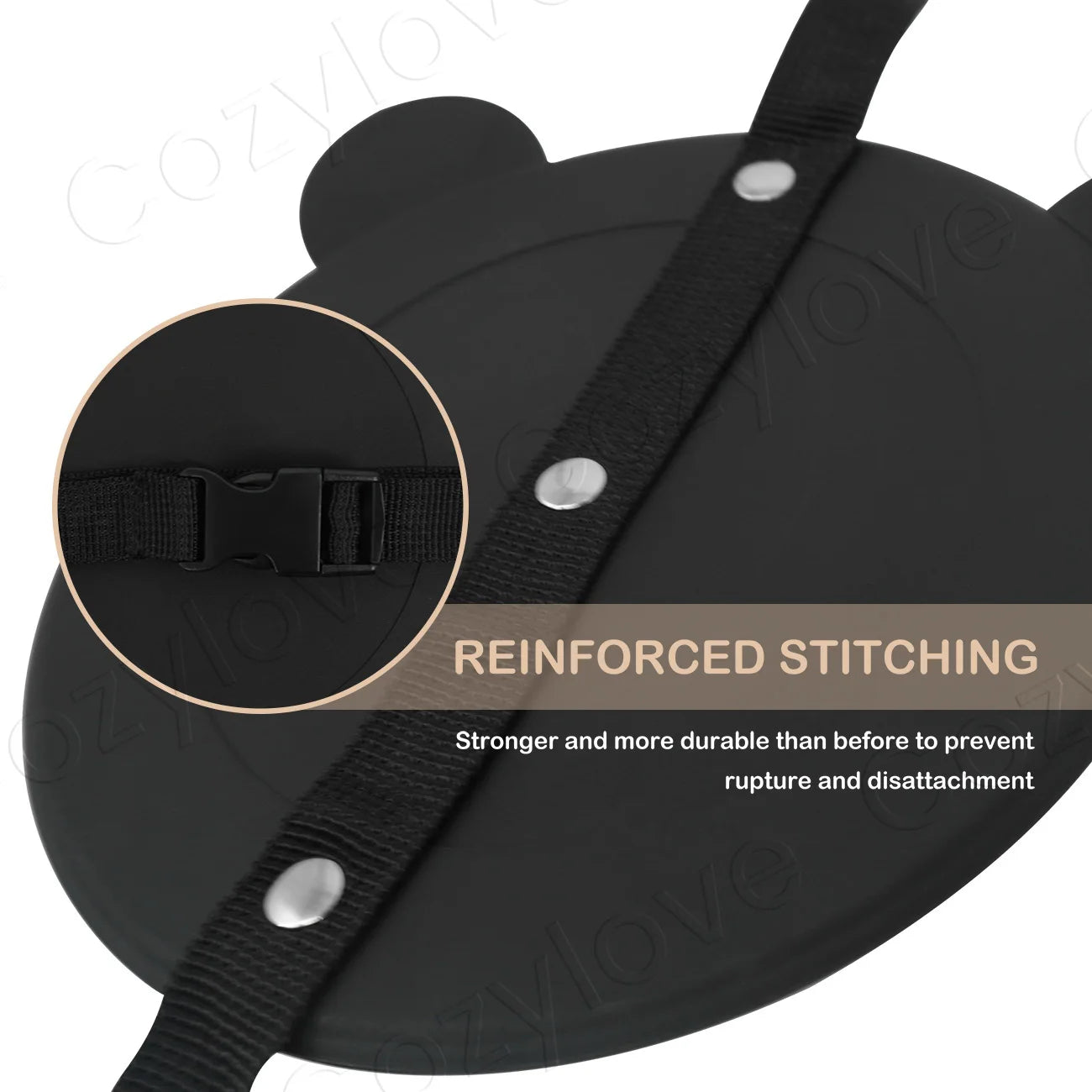 Round Shatterproof Baby Car Mirror, Wide Crystal Clear View for Rear-Facing Infant Monitoring
