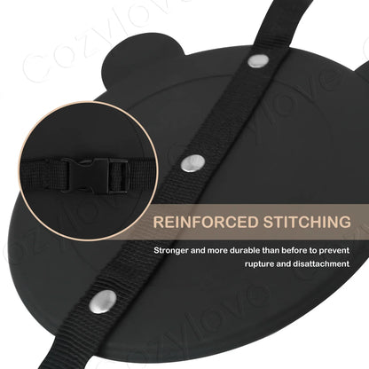 Round Shatterproof Baby Car Mirror, Wide Crystal Clear View for Rear-Facing Infant Monitoring