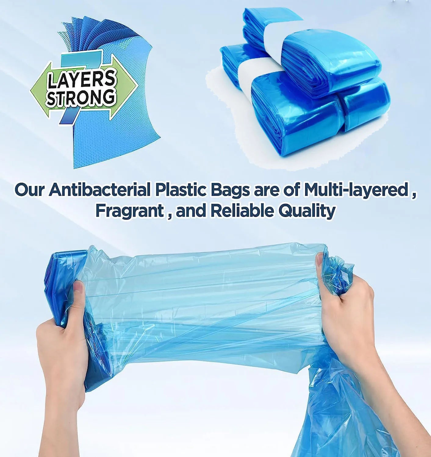 3/6/12 Refill Bags Baby Diaper Garbage Bags For Angelcare Trash Bucket Replacement Liners Garbage Bag For Sangenic Tommee Tippee