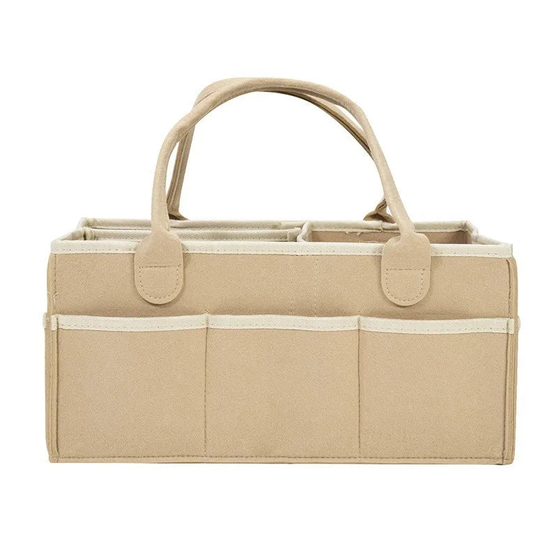 Children's Felt Diaper Storage Bag Baby Miscellaneous Toys Diapers Large Capacity Felt Diaper Bag