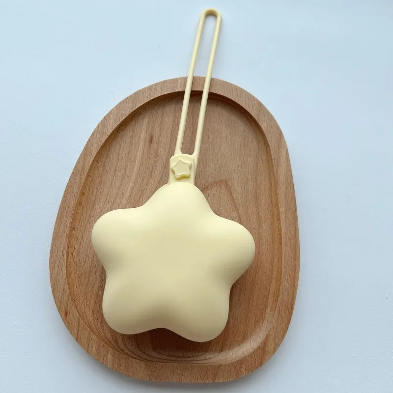 Baby Pacifier Box Portable Stroller Hanging Strap Teether Anti-Drop Star Silicone Soother Storage Box