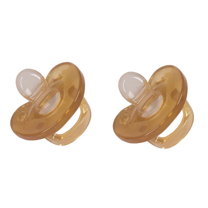 1 Pcs Baby Pacifier For Soothing Nighttime Sleep Flat Soft Breathable Design Baby Reborn Silicone For Baby Accessories Newborn